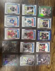 Massive Football Card Lot. Rated Rookies, Inserts, Autos, Patches. 135+ Cards
