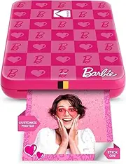 Barbie x Kodak Step Slim Wireless Portable Mobile Photo Printer - Zinc Colour Printing 2x3 Self Adhesive Photos from iOS and Android Devices via in-App Bluetooth - Iconic Style