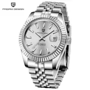 PAGANI DESIGN Mens Business Automatic Mechanical Watches Date Steel Strap Watch