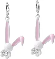 [TOVINANNA] Year Rabbit Bunny Earrings Women's Dangle Earrings Girls Fashion Romantic