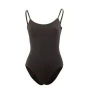Bloch CL5407 Girl's Size 6x-7 (Intermediate) Black "Plie" Camisole Leotard