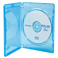 在飛比找Yahoo奇摩購物中心優惠-DigiStone 藍光DVD Logo燙銀單片精裝軟盒(1