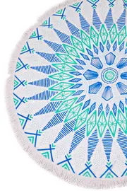Printed Round Towel--BAMB-BCHRPT16G
