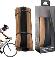 for Bicycle Tires - 700 X 28c Road Bike Tire | Puncture Protection Folding Tyre for Cycling Sports City Fixed Gear Teens Men Women