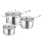 Pyrolux Radius 85 Saucepan Set, 3 Piece - 16/18/20cm