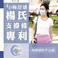 在飛比找樂天市場購物網優惠-極舒感4D口罩50片 成人口罩 醫療口罩 雙支撐條 楊氏專利