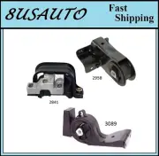 3PCS FRONT & REAR MOTOR MOUNT FIT Chrysler Cirrus 2.0L 2000, Stratus 2.0L 1997 (for: Chrysler)