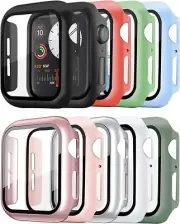 For iWatch Apple Watch 2/3/4/5/6/7/SE Protector Screen Cover Matte Case 38-45mm