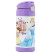 Thermos 355ml Funtainer Vacuum Insulated Drink Bottle Princess Stainless Steel