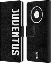 Official Juventus Football Club Logotype Lifestyle 2 Leather Book Wallet Case Cover Compatible with Huawei Mate 40 Pro 5G