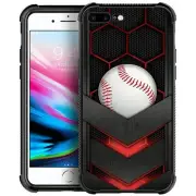 Compatible with iPhone 7/8 Case，Design Pattern Back Bumper Anti Scratch Reinf...