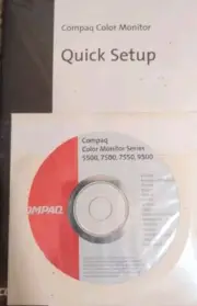 Compaq Color Monitor: Quick Setup Mac Win XP (CD-ROM, Software)