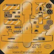 1/32 Battlestar Galactica: Colonial Viper Mk VII Cockpit Photo-Etch & Decal Set