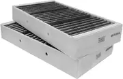 GYSABVCP 2X Car Interior Pollen Cabin Air Filter Compatible with Mercedes Compatible with Benz GL-Class GLS X166 M-Class GLE W166 1668307201 1668300318 2928300000 Air Conditioning Filter