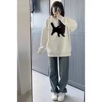 在飛比找蝦皮商城優惠-CHAOO 帽t 衛衣 衛衣女 大學帽t 女 衣服帽t ov