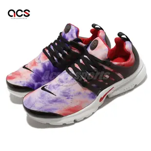 Nike 休閒鞋 Air Presto Tie-Dye 男鞋 女鞋 紅 紫 渲染 魚骨鞋 襪套式 CT3550-501