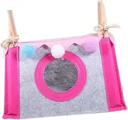 Homoyoyo Guinea Pig Hideout Hamster House Bed Small Animal Tunnel Triangle Shelter Washable Pet Nest