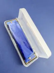 BRAND NEW FREEDOM BLUE HARMONICA- KEY C