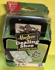 Hasbro Dealing Shoe Card Game w/ Deck of Playing Cards New Free Fast Shipping