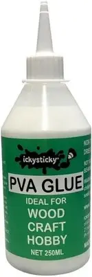 PVA Glue 250 ml Non-Toxic, Dries Clear - Craft Supplies, DIY Projects