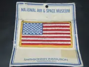 VINTAGE NATIONAL AIR SPACE MUSEUM SMITHSONIAN USA EMBROIDERED PATCH SEW ON BADGE