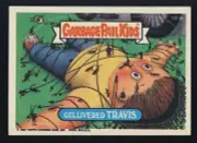 1987 GPK Garbage Pail Kids OS10 Original Series 10 Ten #380b Gullivered Travis