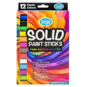 Boyle Solid Paint Sticks - 12 Pack