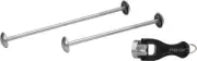 Pinhead 2-Pack Lockset: Wheel Skewer Set Bicycle QR Wheel Locks Antitheft