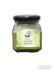 Organic Tulsi Powder - Holy Basil Leaves Powder | Ayuverdic Herb | Herbal Tea