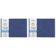 2x Winsor And Newton Hardbound Water Colour Visual Journal 300gsm A5L 64-Pages