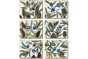 Cinnamon Helen Ashley Placemat Set of 6 Blue Wren