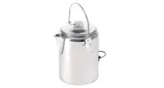 Coffee Pot 9 Cup Aluminum Outdoor Tea Camping Hike Lightweight Percolator Heat