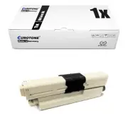 1x Toner for OKI C 301 321 Dn, 44973536 Black Burnished
