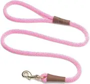 Mendota Dog Products 3/8-Inch by 6-Feet Snap Leash, Small, Hot Pink