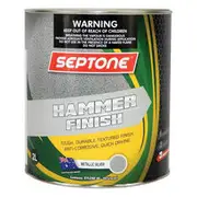Septone® Hammer Finish Paint, Silver - 2 Litre