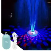 Underwater Light Show Pool Fountain with Rechargeable Battery - No Sun Needed!