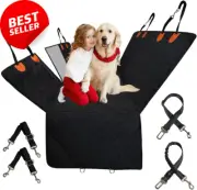 Dog Car Seat Cover, Waterproof Scratchproof Hammock with Side Flaps