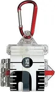 Daiichi Seiko Fishing Scale Vernier Scale 125 White Fishing Measure Fish Scale Fishing Measure