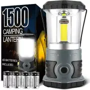 Portable Battery-Powered 1500 Lumen Lantern - Ideal for Camping & Emergencies