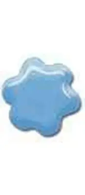 Mini Pastel Blue Flower Scrapbooking Brads