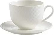 [Maxwell & Williams] White Basics Diamonds Tea Cup & Saucer 220ML