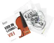 COSMEVIVI 4pcs Violin Strings Set Durable Replacement Kit for Classical Violin Learners Crisp Sound Rich Overtones Accessory for Musicians Players