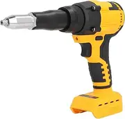 Cordless Rivet Tool Brushless Electric Automatic Rivet Gun LED Light 20V Yellow