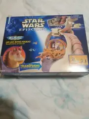 Star Wars Episode 1 Micro Machines Jar Jar Binks Naboo Transforming Action Set