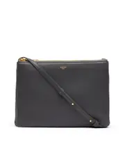 Celine Large Trio Bag in Smooth Lambskin Grey