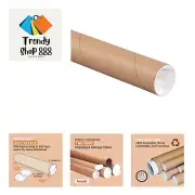 Shipping Tubes 3" W x 15" L, 24-Pack | Cardboard Mailing Tube for Packing, Sh...