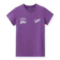 在飛比找蝦皮商城優惠-【ERSS】亮色印花T恤 - 女 灰紫 K70055