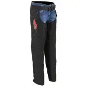 Milwaukee Leather Premium Textile Motorcycle Riding Chaps for Women Bikers -