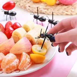 食品級螞蟻水果叉 橘魔法 Baby magic 現貨在台灣 水果叉 餐具 用具
