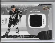 JONNY BRODZINSKI 2017-18 UD # 2 ROOKIE MATERIALS JERSEY/1/48 PACKS/RANGERS